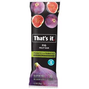 That's It Prebiotics + Probiotics Fig Fruit Bar