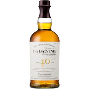 The Balvenie Scotch Single Malt 40 Year Whiskey