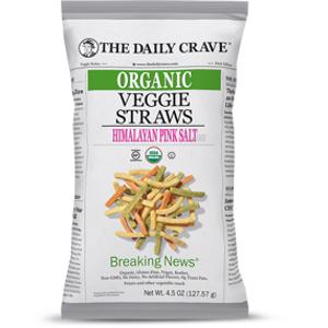 The Daily Crave Organic Himalayan Pink Salt Veggie Straws