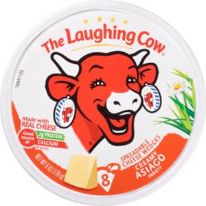 The Laughing Cow Creamy Asiago Cheese Wedges