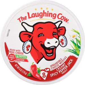 The Laughing Cow Creamy Spicy Pepper Jack Cheese Wedges