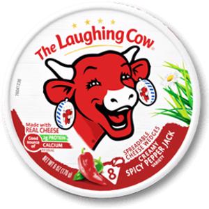 The Laughing Cow Creamy Spicy Pepper Jack Spreadable Cheese