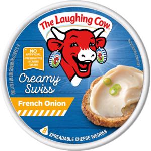 The Laughing Cow Creamy Swiss French Onion Cheese Wedges