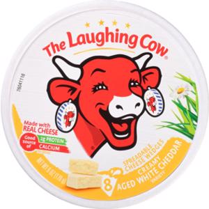 The Laughing Cow Creamy White Cheddar Cheese Wedges