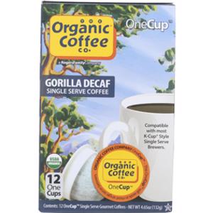 The Organic Coffee Co. Gorilla Decaf Coffee Pods