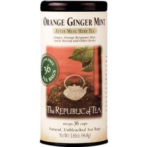 The Republic of Tea Orange Ginger Mint Herbal Tea