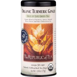 The Republic of Tea Organic Turmeric Ginger Green Tea