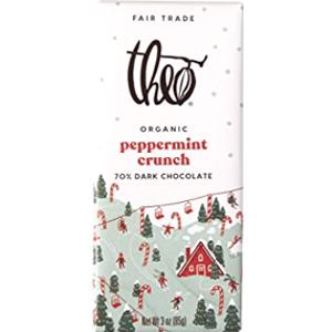 Theo Peppermint Crunch Dark Chocolate