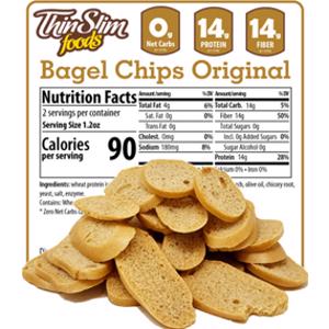 Thin Slim Foods Bagel Chips Original