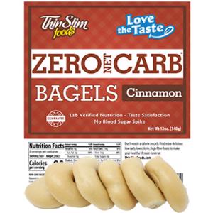 Thin Slim Foods Cinnamon Bagels