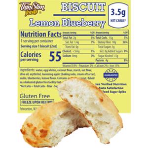Thin Slim Foods Lemon Blueberry Biscuit