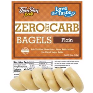 Thin Slim Foods Plain Bagels