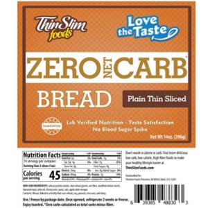 Thin Slim Foods Plain Thin Sliced Bread