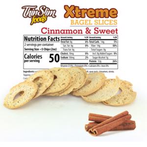 Thin Slim Foods Xtreme Bagel Slices Cinnamon And Sweet
