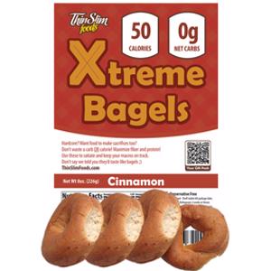 Thin Slim Foods Xtreme Bagels Cinnamon