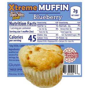 Thin Slim Foods Xtreme Blueberry Muffin