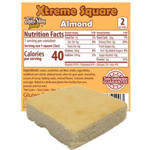 Thin Slim Foods Xtreme Square Almond