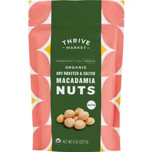 Thrive Market Organic Dry Roasted & Salted Macadamia Nuts