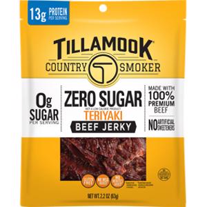 Tillamook Country Smoker Zero Sugar Teriyaki Beef Jerky