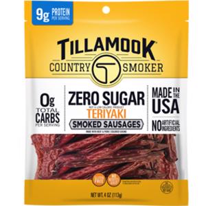 Tillamook Country Smoker Zero Sugar Teriyaki Smoked Sausage