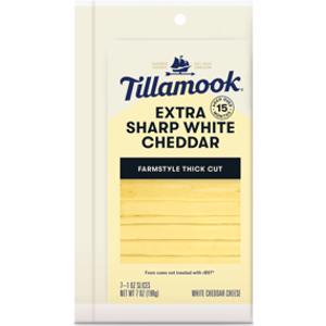 Tillamook Extra Sharp White Cheddar Cheese Slices