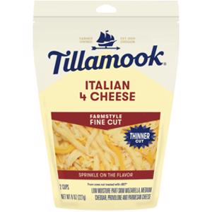 Tillamook Shredded Italian 4 Cheese
