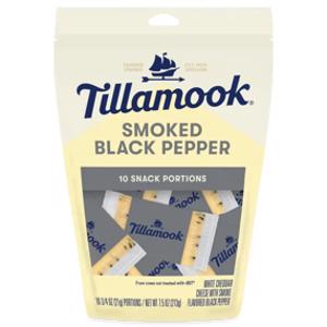 Tillamook Smoked Black Pepper Cheese Snack Portions