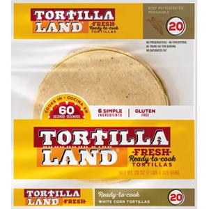 Tortilla Land Gluten Free Uncooked Corn Tortillas