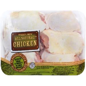 Trader Joe's All Natural Bone-In Skin-On Chicken Thighs