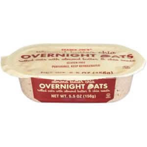 Trader Joe's Almond Butter Chia Overnight Oats