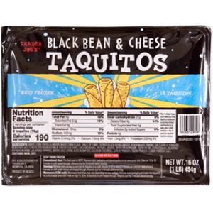 Trader Joe's Black Bean & Cheese Taquitos