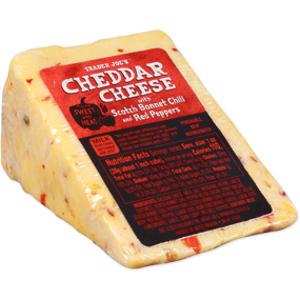 Trader Joe's Cheddar Cheese w/ Scotch Bonnet Chili Peppers
