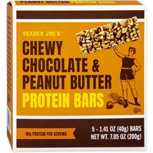 Trader Joe's Chewy Chocolate & Peanut Butter Protein Bars