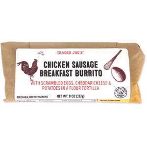 Trader Joe's Chicken Sausage Breakfast Burrito