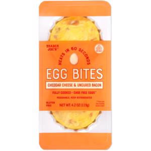 Trader Joe's Egg Bites Cheddar Cheese & Uncured Bacon