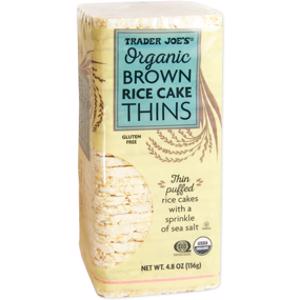 Trader Joe's Organic Brown Rice Cake Thins