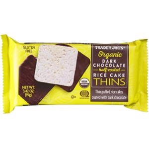 Trader Joe's Organic Dark Chocolate Rice Cake Thins