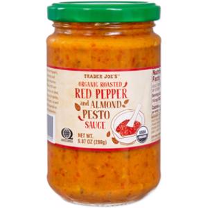 Trader Joe's Organic Roasted Red Pepper & Almond Pesto Sauce