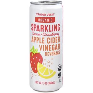 Trader Joe's Organic Sparkling Lemon Strawberry Apple Cider Vinegar Beverage