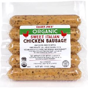 Trader Joe's Organic Sweet Italian Chicken Sausage