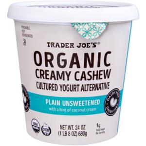 Trader Joe's Plain Unsweetened Organic Creamy Cashew Yogurt