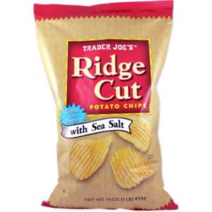 Trader Joe's Ridge Cut Potato Chips w/ Sea Salt