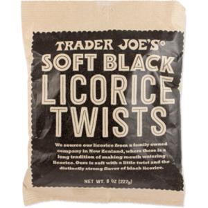 Trader Joe's Soft Black Licorice Twists