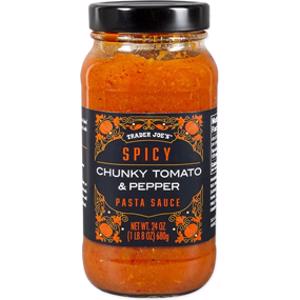 Trader Joe's Spicy Chunky Tomato & Pepper Pasta Sauce