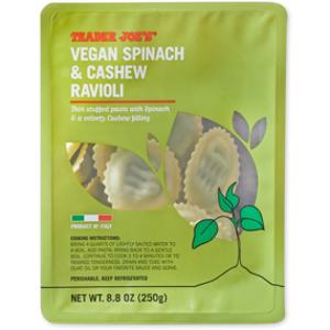 Trader Joe's Vegan Spinach & Cashew Ravioli