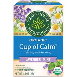 Traditional Medicinals Organic Cup of Calm Lavender Mint Tea