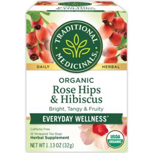 Traditional Medicinals Organic Rose Hips Hibiscus Tea
