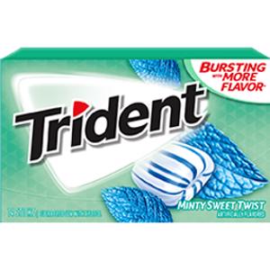 Trident Minty Sweet Twist Sugar Free Gum