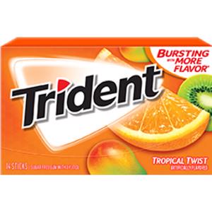 Trident Tropical Twist Sugar Free Gum