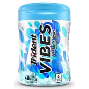 Trident Vibes Peppermint Wave Sugar Free Gum